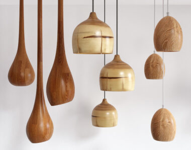 Lámparas de madera, de nuevo una moda con estilo.