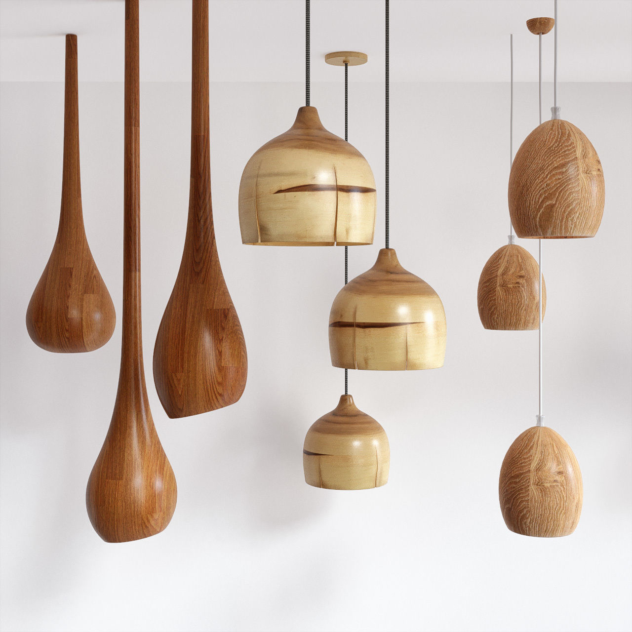 Lámparas de madera, de nuevo una moda con estilo.