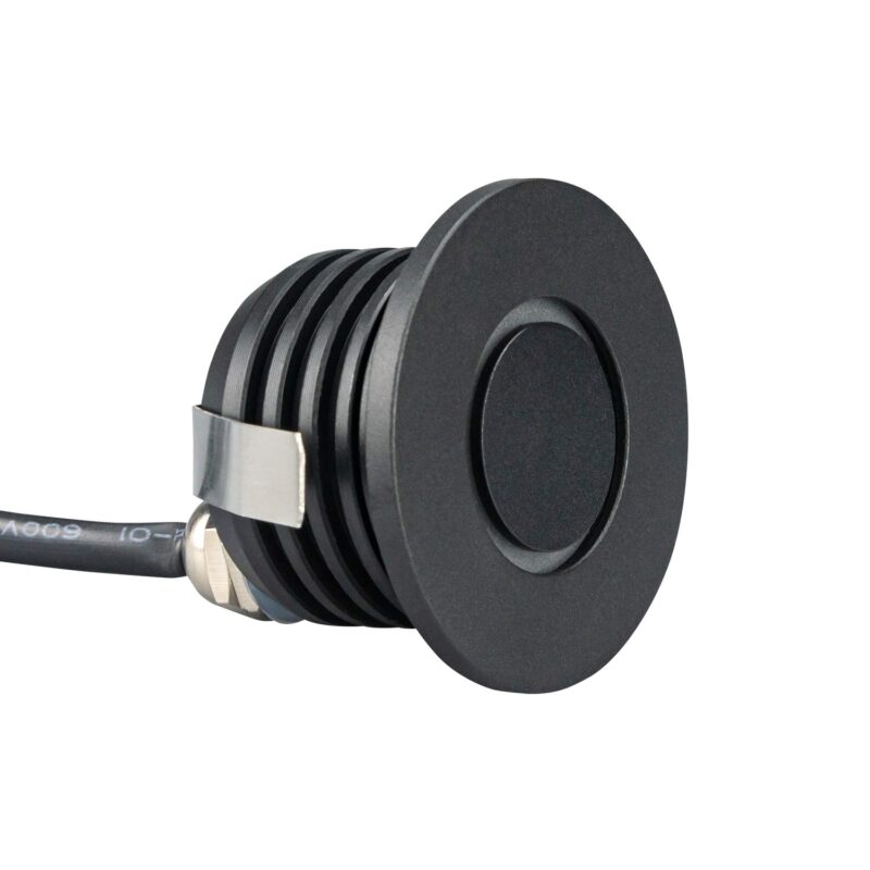 Mini spot LED de senalizacion chip OSRAM negro IP20