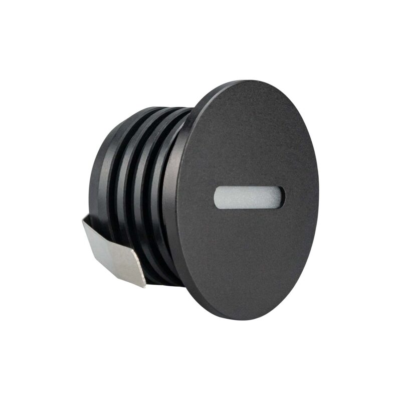 Mini spot LED de senalizacion chip OSRAM negro IP20