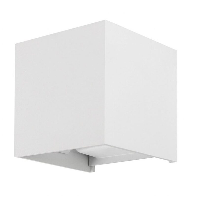 Aplique de pared 6W LED integrado iluminacion Up Down blanco