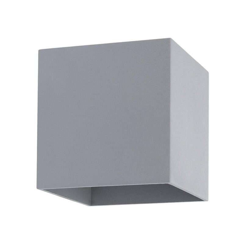 Aplique de pared 6W LED integrado iluminacion Up Down gris