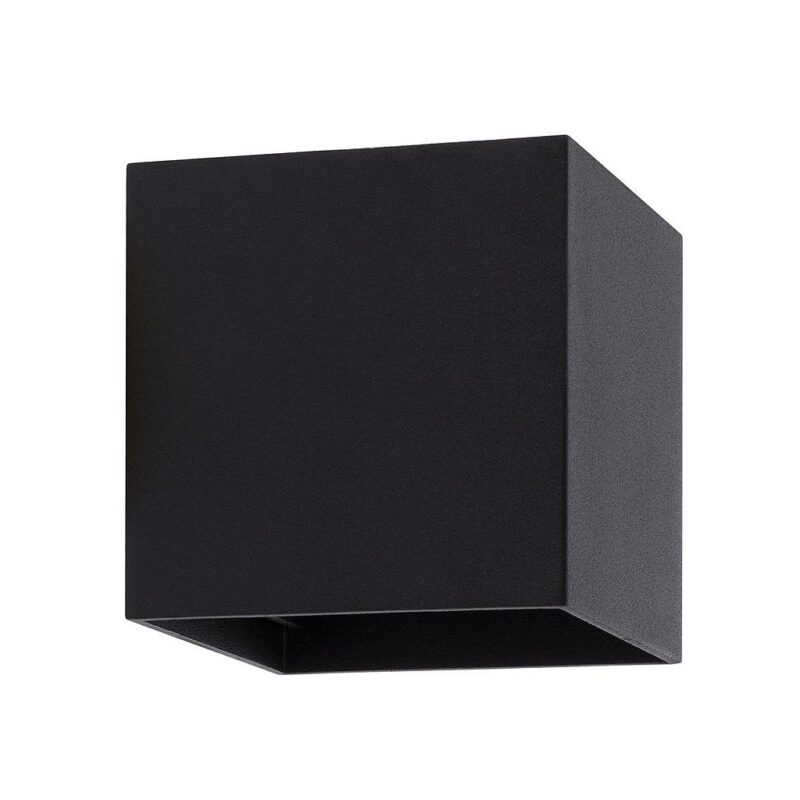Aplique de pared 6W LED integrado iluminacion Up Down negro