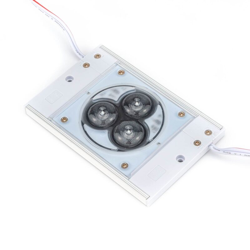 Módulo LED 3 ópticas 2.5W PRO
